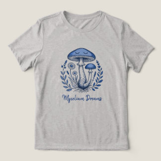 T-shirt En Tri-matière Rêves de mycélium Champignon endormi Botanique vin