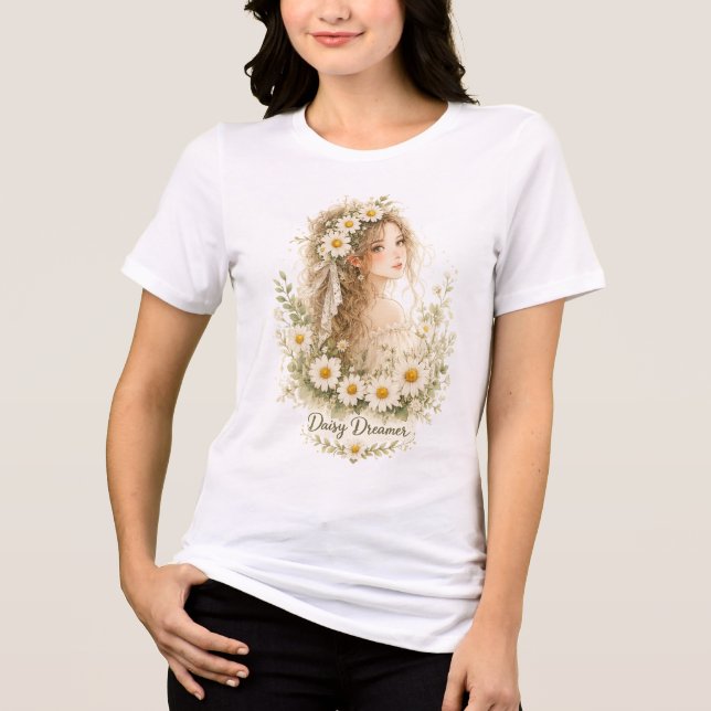 T-shirt En Tri-matière Rêveuse Marguerite (Recto)