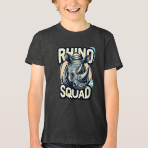 T-shirt En Tri-matière Rhino Squad" - Tenons Bon Ensemble