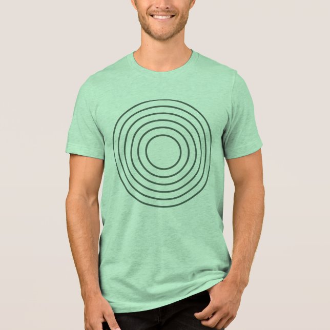 T-shirt En Tri-matière Rholmn (Contour vert) (Recto)
