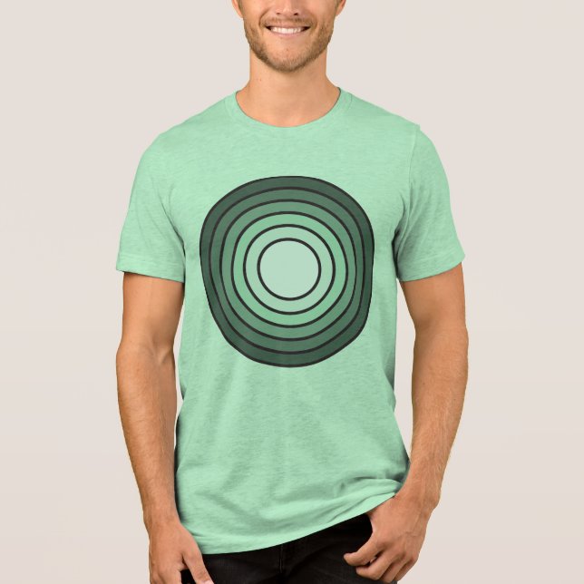 T-shirt En Tri-matière Rholmn (Vert combiné) (Recto)
