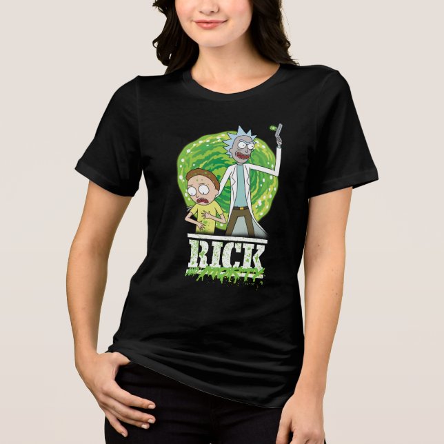 T-shirt En Tri-matière RICK ET MORTY™ | Éclat vert (Recto)