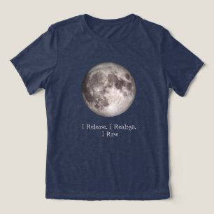 T-shirt En Tri-matière Rituel de la pleine lune Je libère Je me réaligné