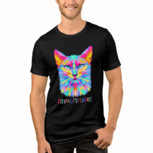 RKS Psychedelic Rainbow Kitten Shirt