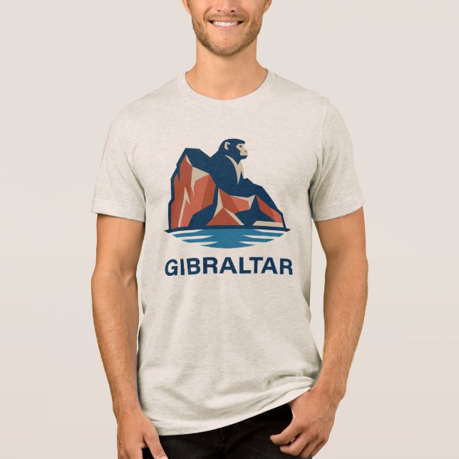 T-shirt En Tri-matière Rocher de Gibraltar (Recto)