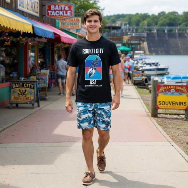 T-shirt En Tri-matière Rocket City USA (Créateur téléchargé)