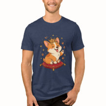 Roi Corgi Mignon Amoureux de Chien Corgi Couronne