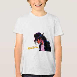 T-shirt En Tri-matière Roi de la Pop Légende Moonwalk Design Rétro Hommag
