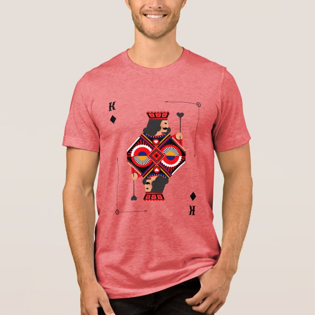 T-shirt En Tri-matière Roi des Cartes (Recto)
