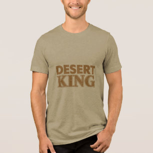 T-SHIRT EN TRI-MATIÈRE ROI DU DÉSERT