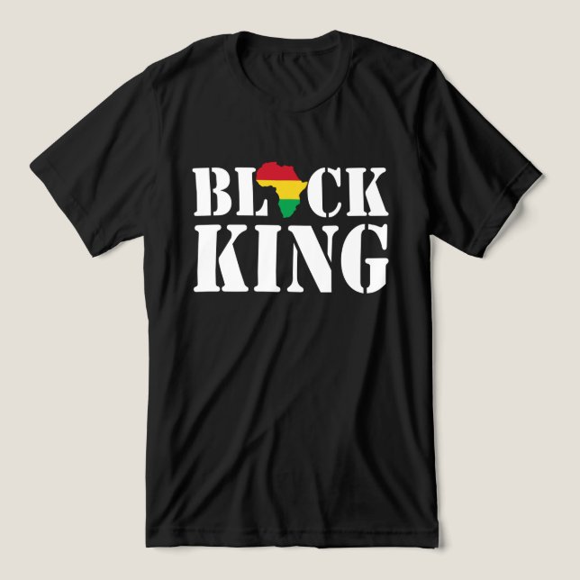 T-shirt En Tri-matière Roi Noir (Design Recto)