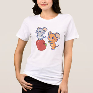 T-shirt En Tri-matière Rollage Anime Tuffy et Jerry Apple