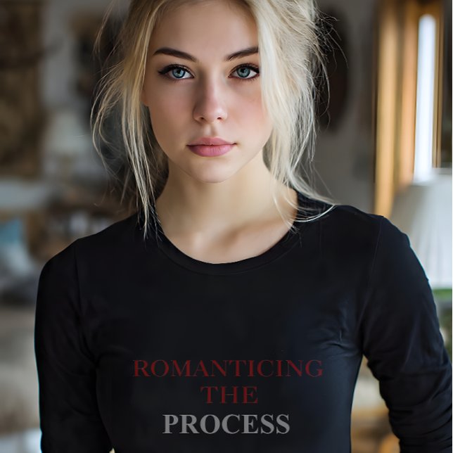 T-shirt En Tri-matière Romantiser Le Processus Esthétique De Croissance P (Créateur téléchargé)