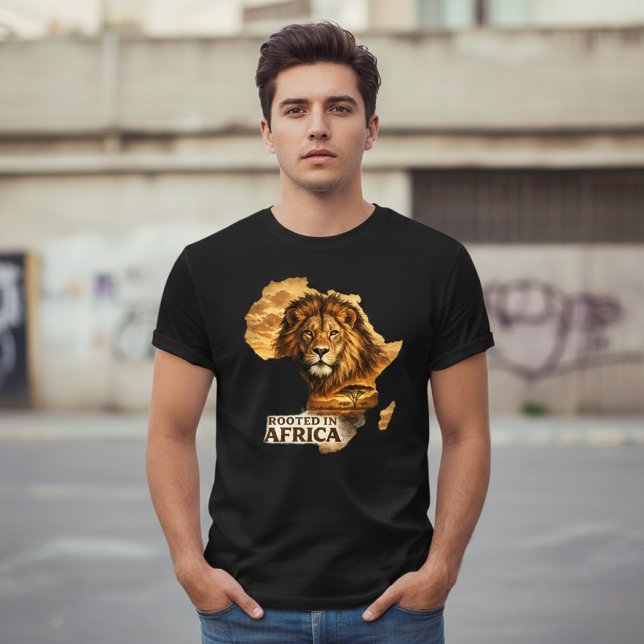 T-shirt En Tri-matière Rooted in Africa Lion (Créateur téléchargé)