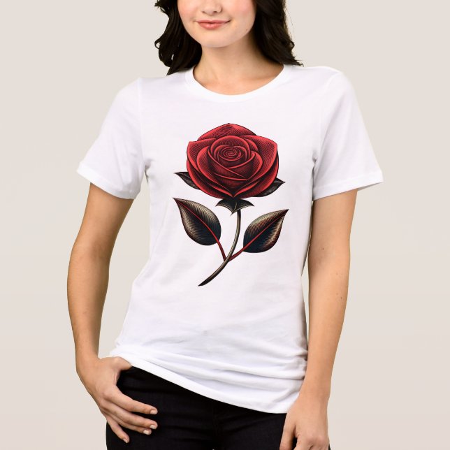 T-shirt En Tri-matière rose rouge (Recto)
