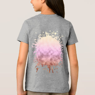 T-shirt En Tri-matière Rosée miellée