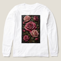 Roses Éternelles en Mosaïque Micro 3D – Floral Lux