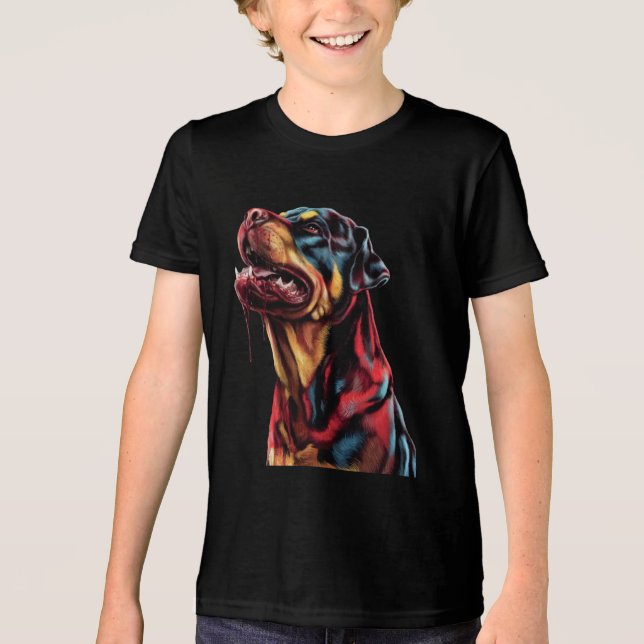 T-shirt En Tri-matière Rottweiler (Recto)