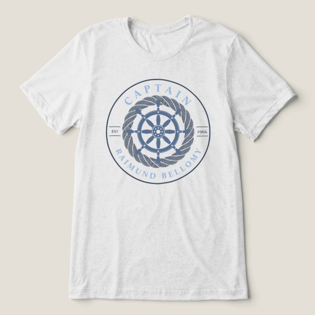 T-shirt En Tri-matière Roue du navire (Design Recto)
