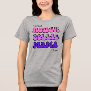 T-shirt En Tri-matière Rough Collie Mama