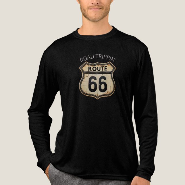 T-shirt En Tri-matière Route 66 (Recto)