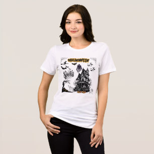 T-shirt En Tri-matière Royaume des citrouilles fantômes blanc