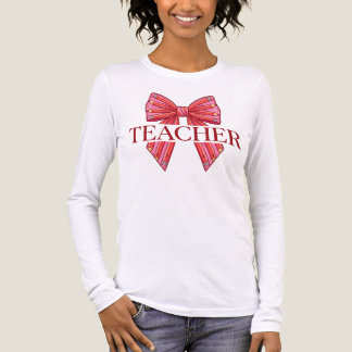 T-shirt En Tri-matière Ruban à nœud au crayon rose pour l'appréciation de