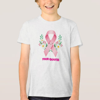 T-shirt En Tri-matière Ruban de sensibilisation au cancer du sein rose so