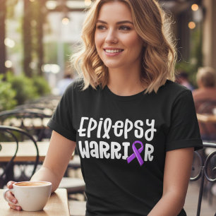 T-shirt En Tri-matière Ruban Violet Guerrier de l'Épilepsie