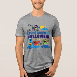 T-shirt En Tri-matière Rue Sésame Compte à rebours pour Halloween