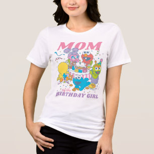 T-shirt En Tri-matière Rue Sésame Premier anniversaire de bébé - Maman