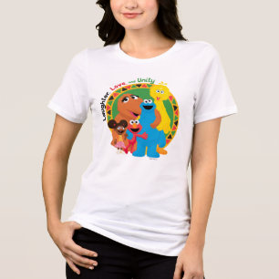 T-shirt En Tri-matière Rue Sésame Rire, amour et unité