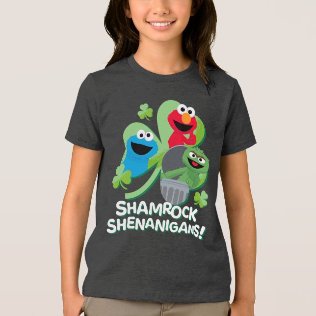 T-shirt En Tri-matière Rue Sésame | Shenanigans shamrocks ! (Recto)