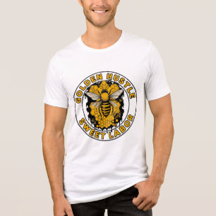T-shirt En Tri-matière Ruée Dorée Travail Sucre Abeille Art
