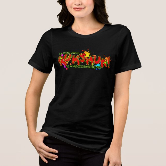 T-SHIRT  EN TRI-MATIÈRE RUKSHUN (Recto)