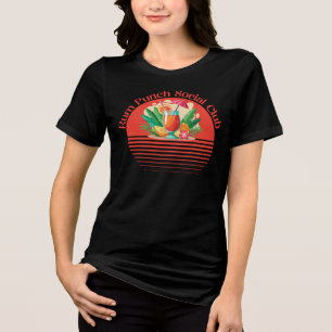 T-shirt En Tri-matière Rum Punch Social Club, rouge
