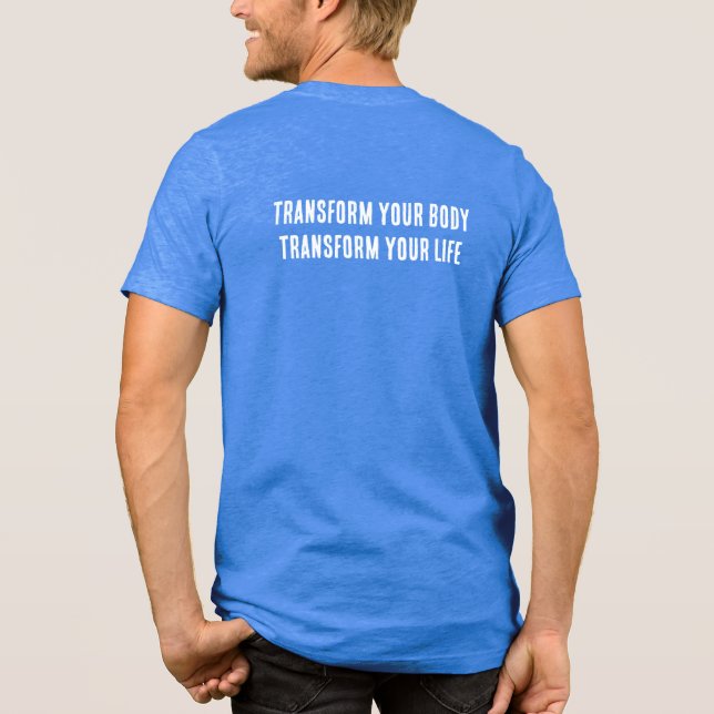 T-shirt En Tri-matière Russ Yeager Coaching Signature Logo Tri-Blend Shir (Verso)