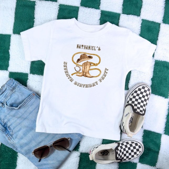 T-shirt En Tri-matière Rustique western cowboy vous êtes recherché (Créateur téléchargé)