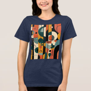 T-shirt En Tri-matière Rythme Géométrique
