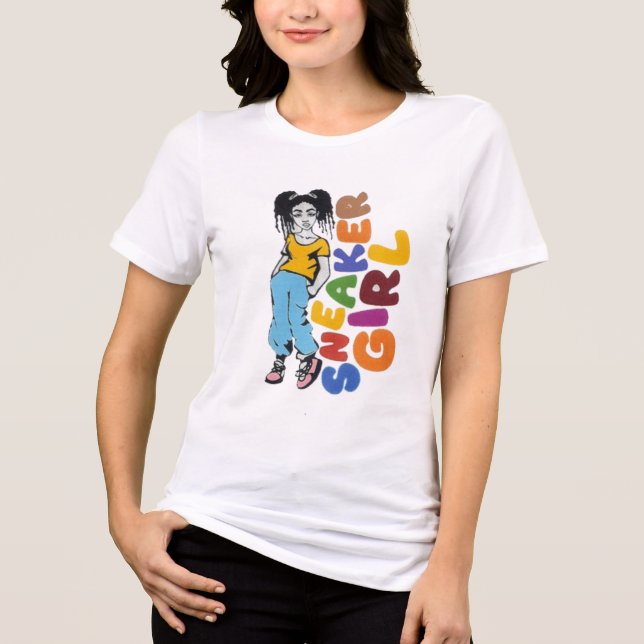 T-shirt En Tri-matière s fille (Recto)