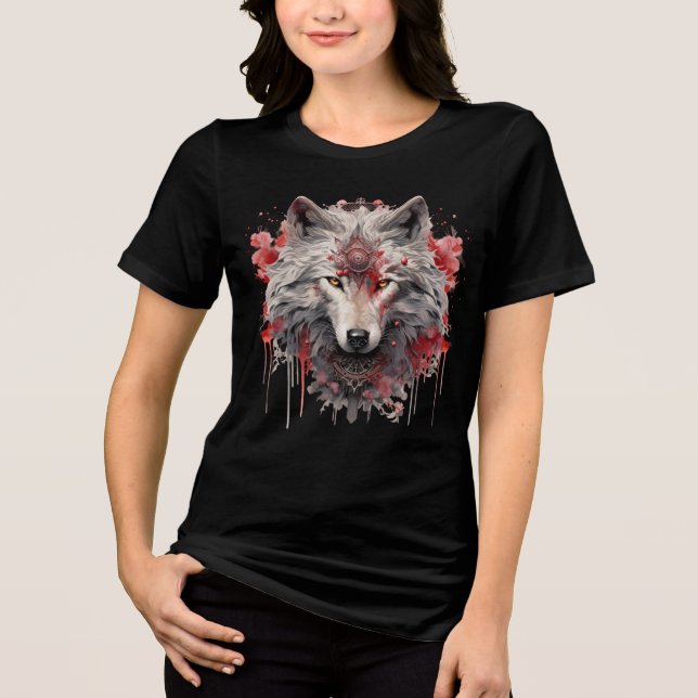 T-shirt En Tri-matière Sacred White Wolf (Recto)