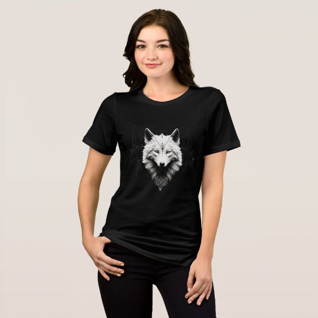 T-shirt En Tri-matière Sacred White Wolf (Recto plein)