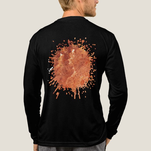 T-shirt En Tri-matière Safran Brûlé Silence (Verso)