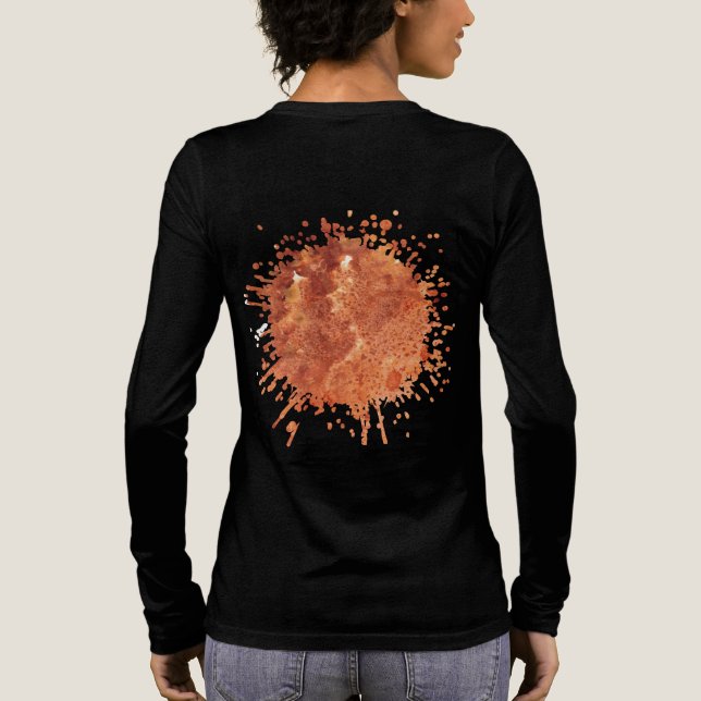 T-shirt En Tri-matière Safran Brûlé Silence (Verso)