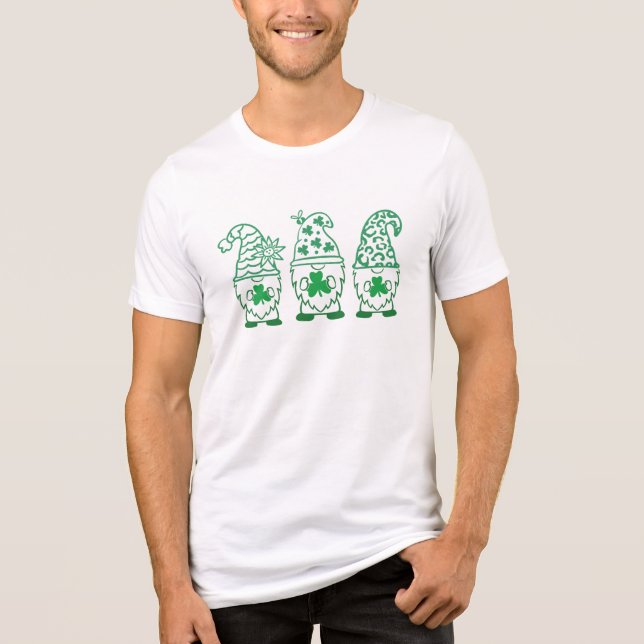 T-shirt En Tri-matière Saint Patrick's Day Gnomes-60682 (Recto)