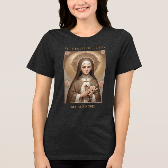 T-shirt En Tri-matière Saint-Thérèse de Lisieux (Recto)