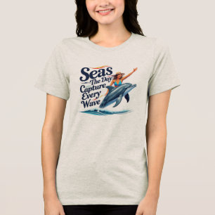 T-shirt En Tri-matière Saisissez la journée – Capturez chaque vague Dau