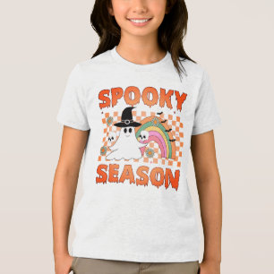 T-shirt En Tri-matière Saison effrayante ambiance Halloween-45634