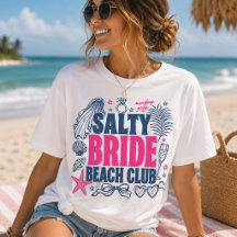 Salty Bride Beach Club Membres Seulement Navy Rose