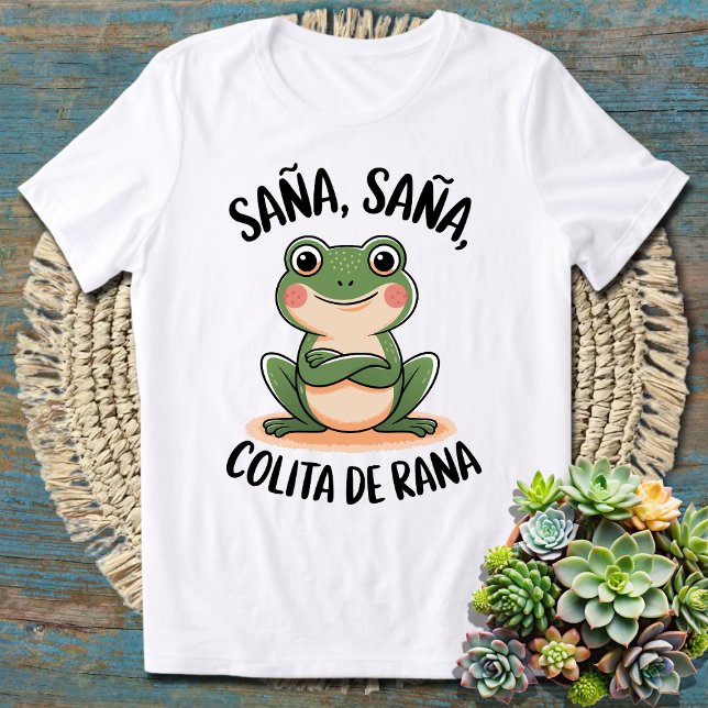 T-shirt En Tri-matière Sana Sana Colita de Rana Funny Healing Dit (Créateur téléchargé)